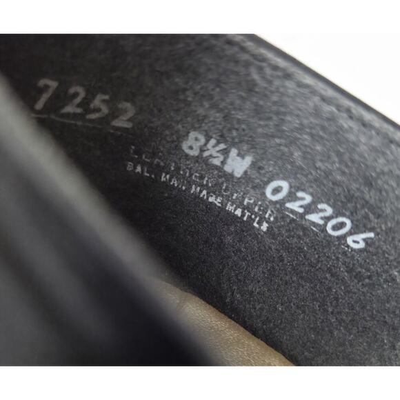 California Magdesian Black Leather‎ Pumps Vintage Women's Size 8.5 M - Picture 8 of 8